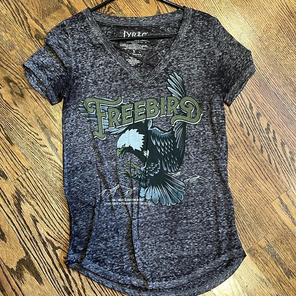 Lyric Culture Red Label Freebird Graphic Short Sleeve Shirt